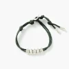 Abacus Single Wrap Bracelet Green