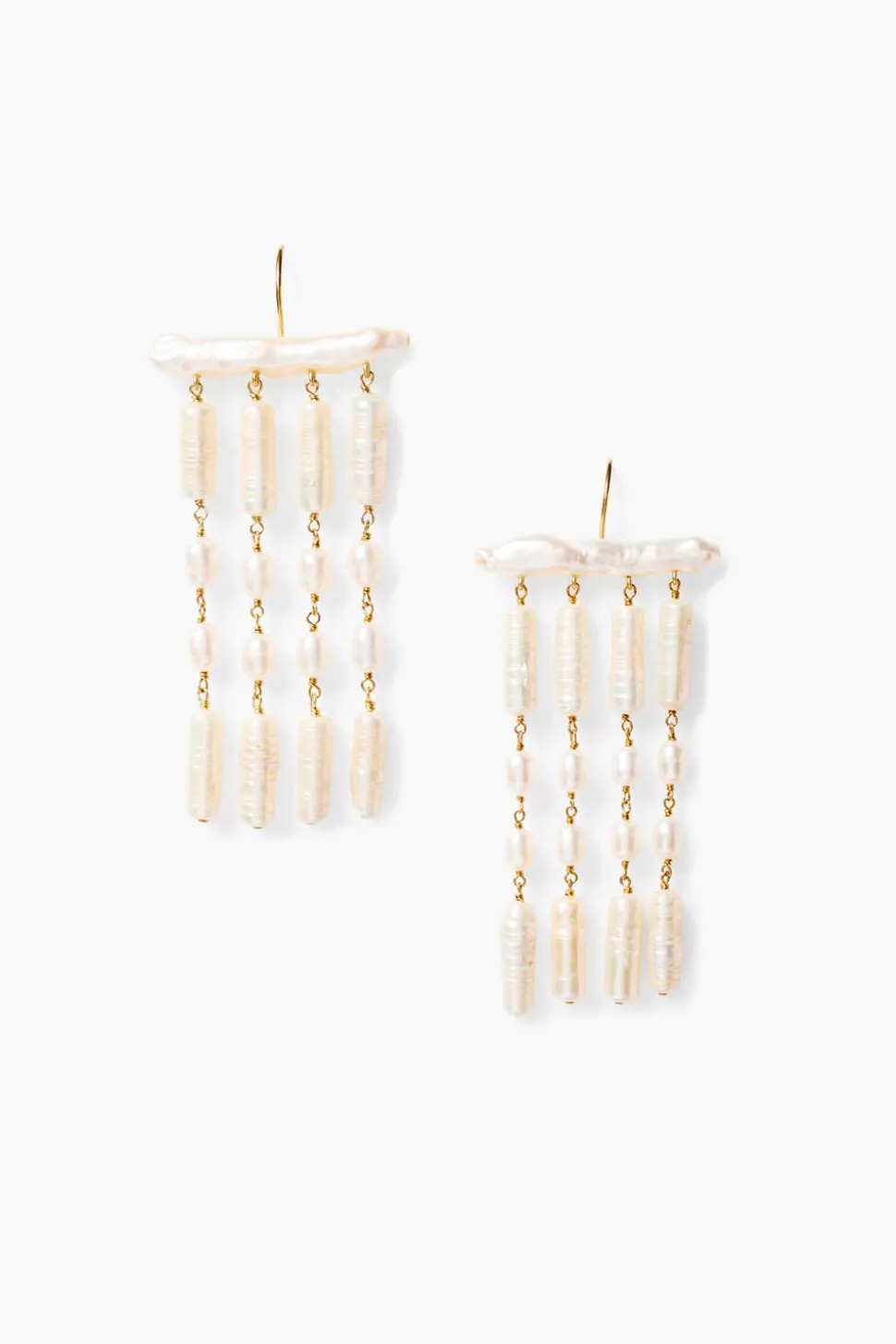 Amaya Drop Earrings Pearl