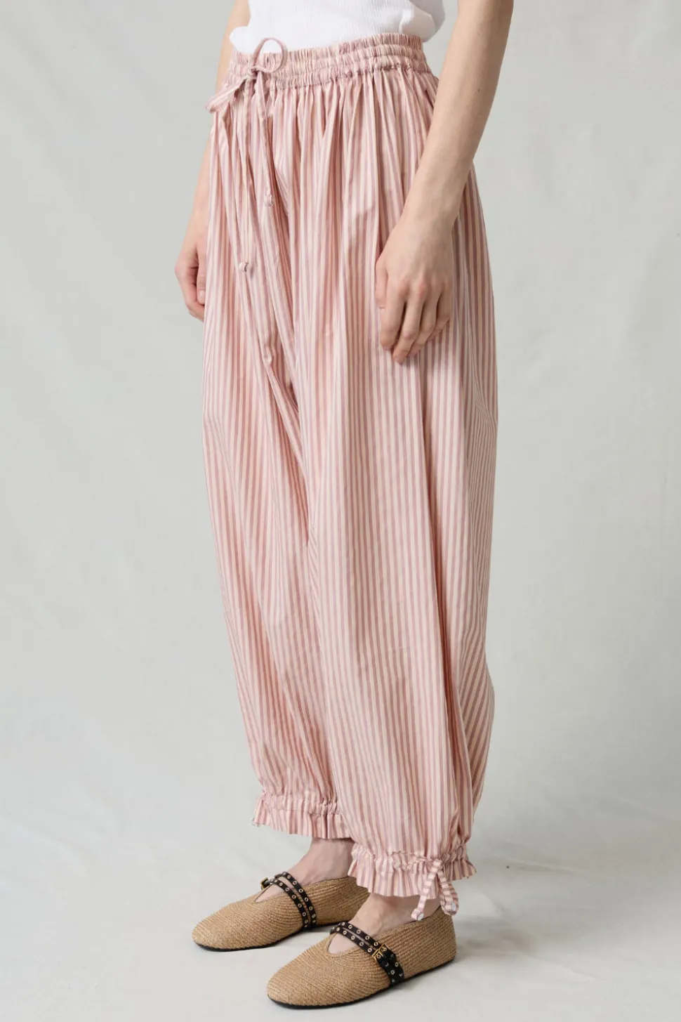 Balloon Pant Pink Stripe