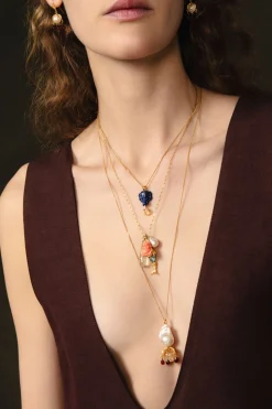 Buddha Charm Necklace Multi