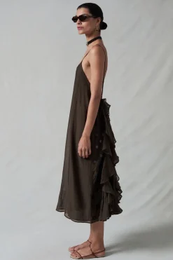Bustle Dress Earth