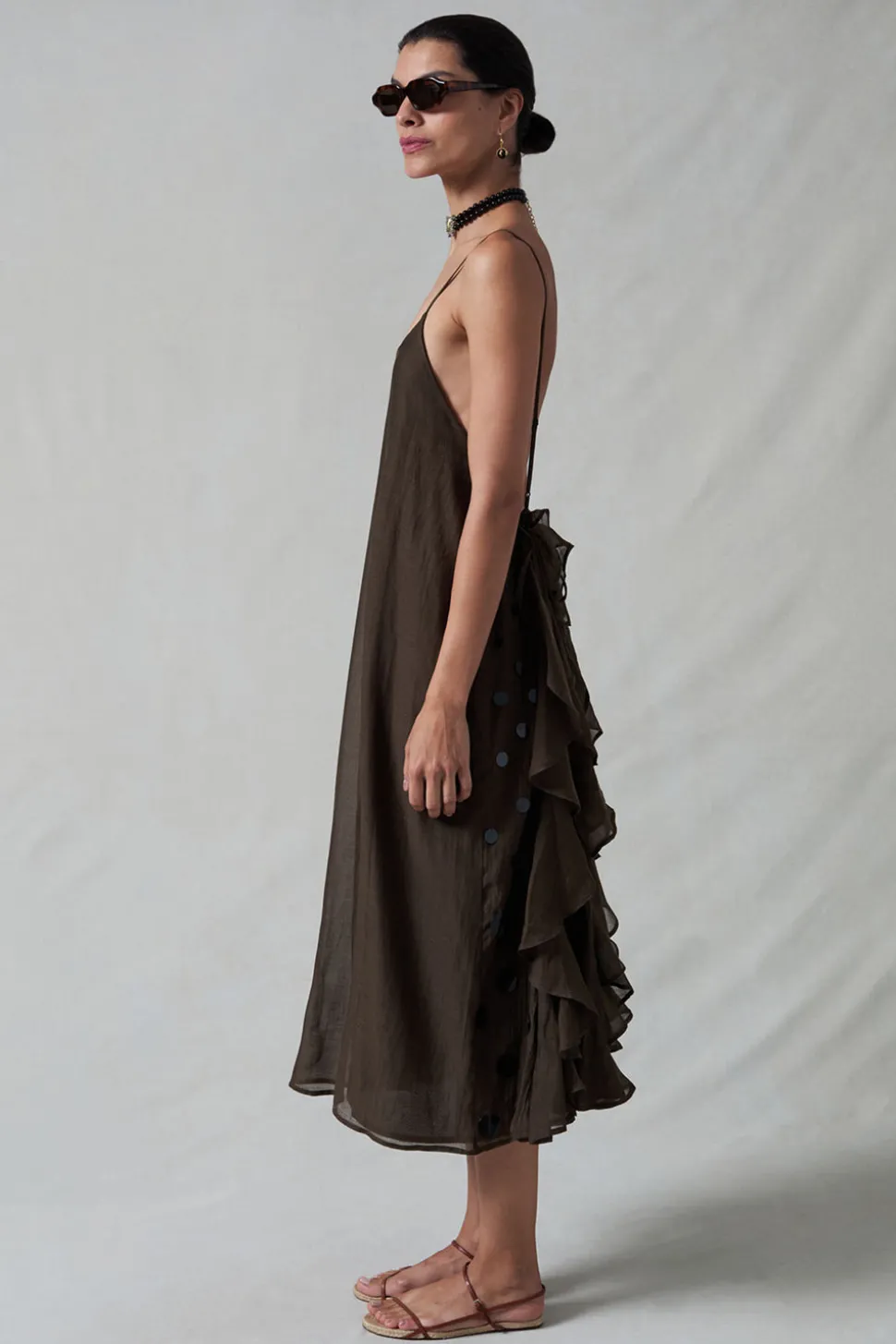 Bustle Dress Earth