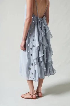 Bustle Dress Fog