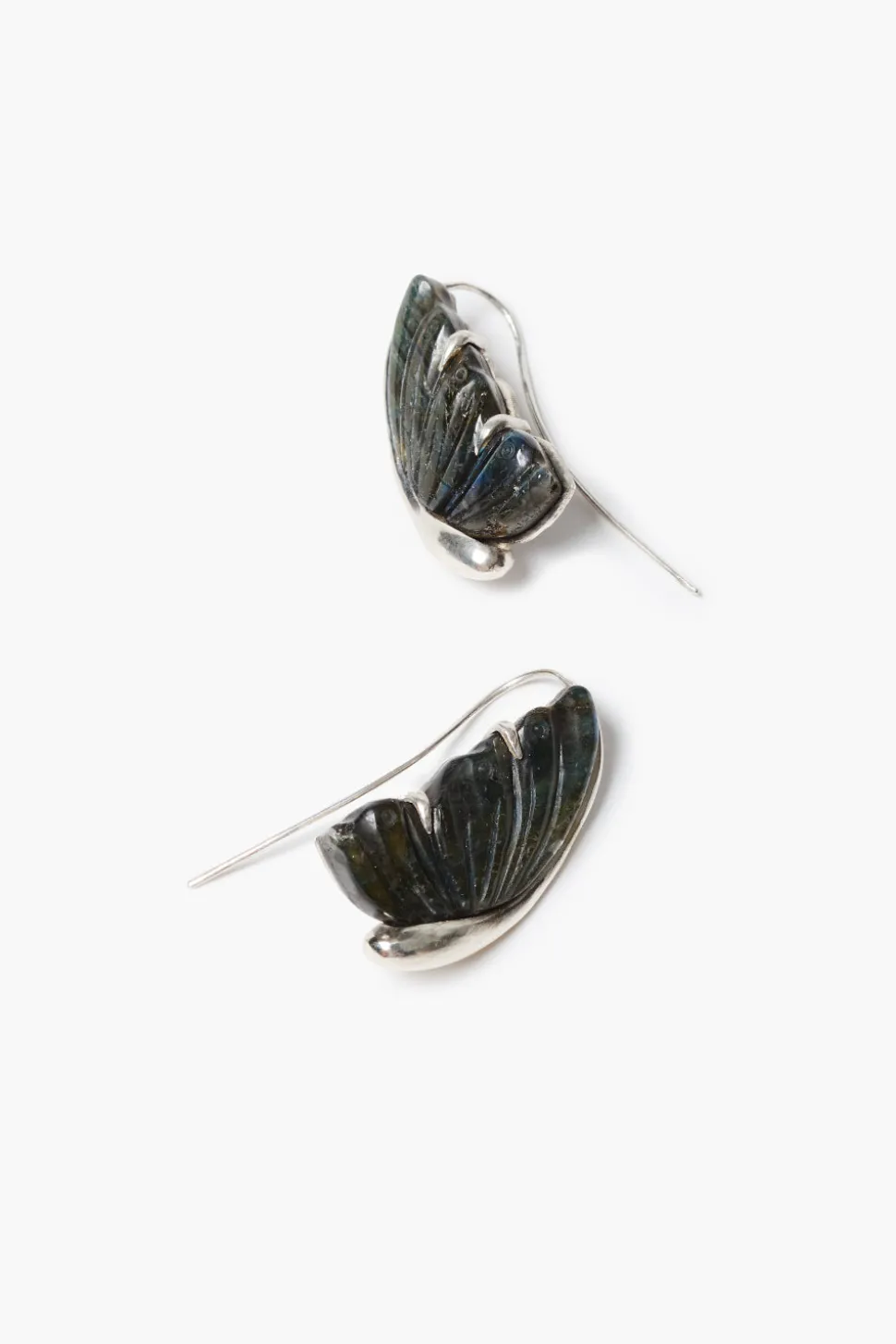 Butterfly Earrings Labradorite