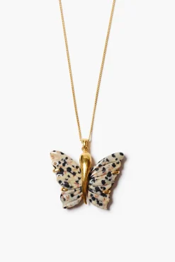 Butterfly Necklace Jasper