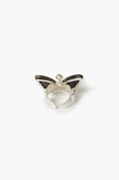 Butterfly Ring Labradorite