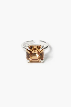 Caprice Crystal Toe Ring Champagne
