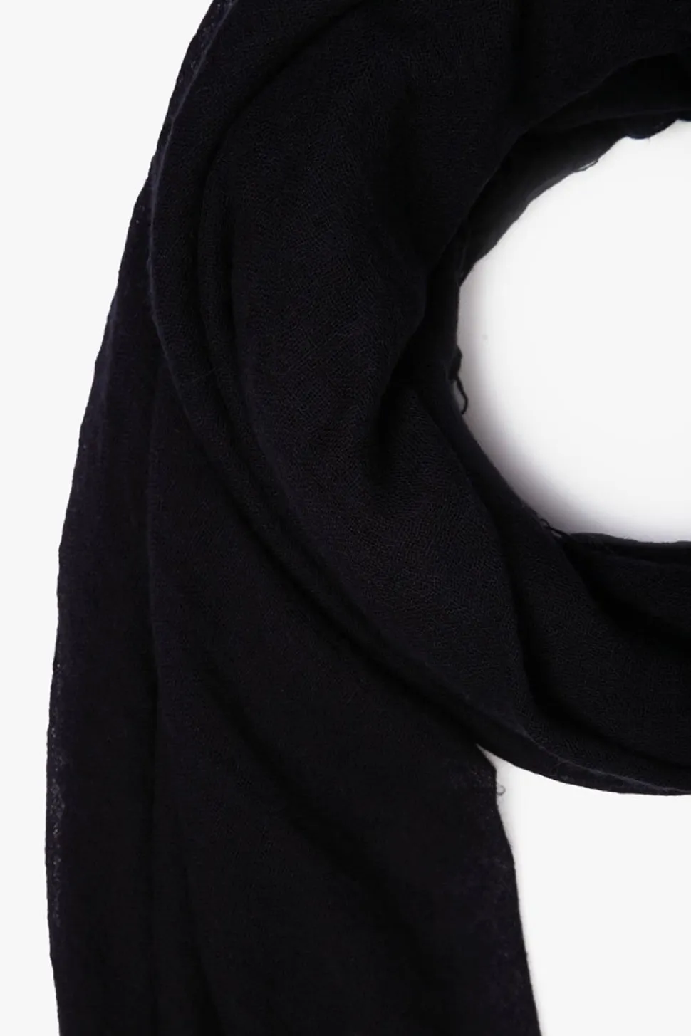 Cashmere and Silk Scarf Black