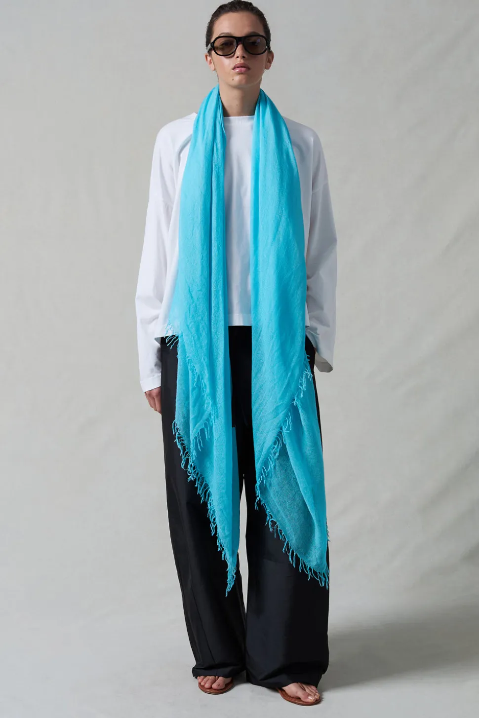 Cashmere and Silk Scarf Capri