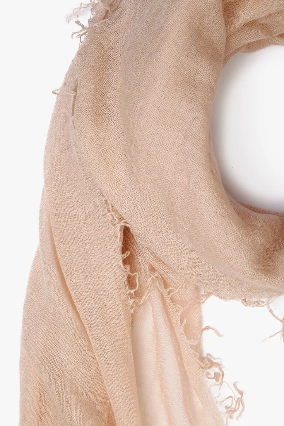 Cashmere and Silk Scarf Doeskin