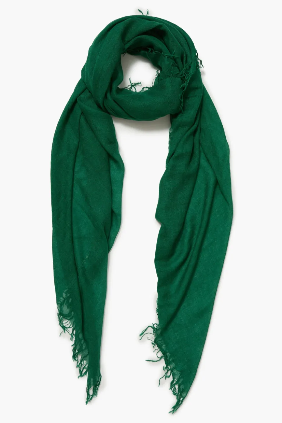 Cashmere and Silk Scarf Emerald