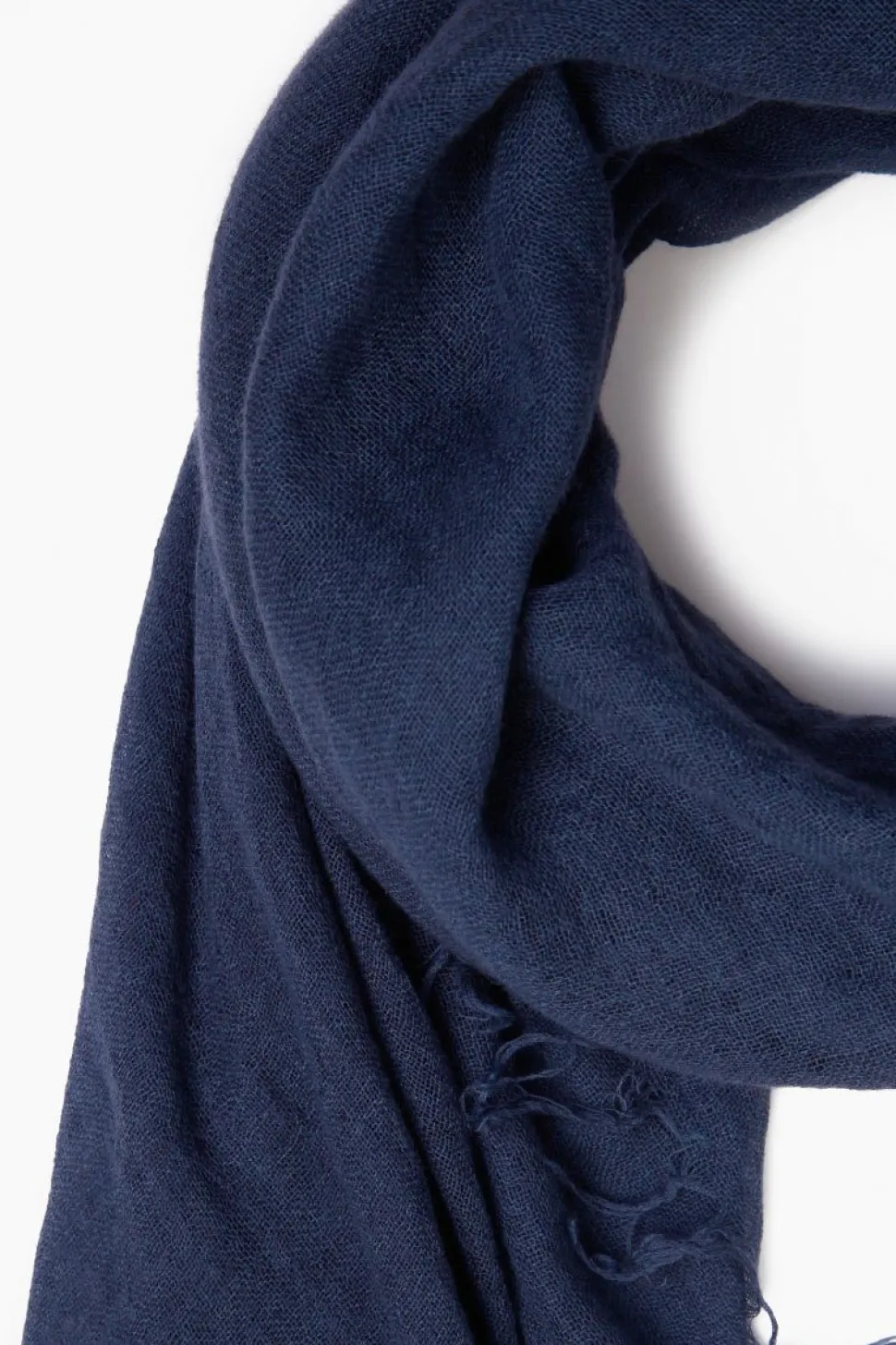 Cashmere and Silk Scarf Medieval Blue
