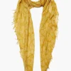 Cashmere and Silk Scarf Narcissus Dotted Paisley