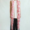 Cashmere and Silk Scarf Poppy Floral