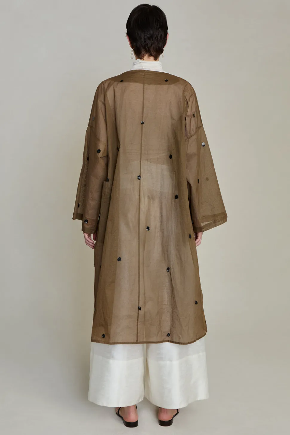 Chandelier Paper Trench Olive
