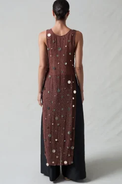 Chloe Sequin Tunic Walnut