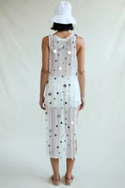 Chloe Sequin Tunic White