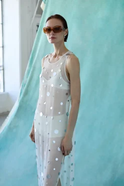 Chloe Sequin Tunic White