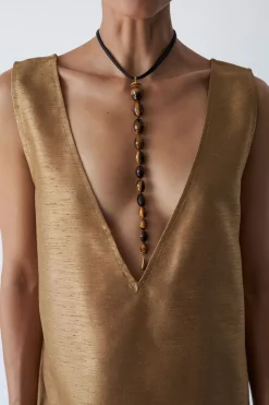 Cobra Necklace Tiger's Eye