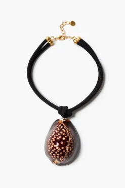 Corda Concha Shell Choker Black