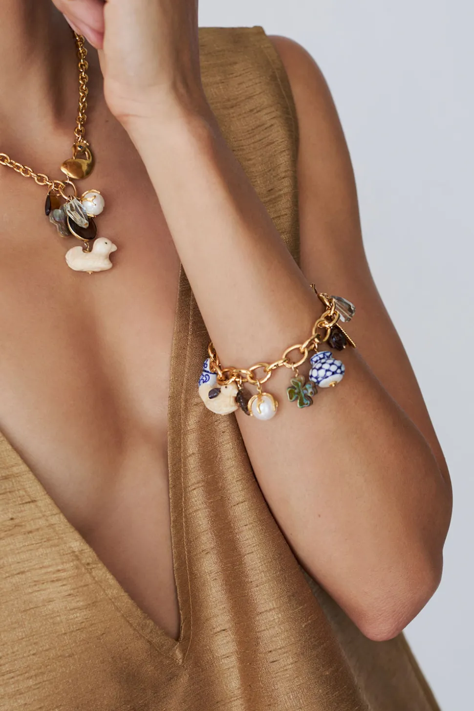Delft Charm Bracelet Multi