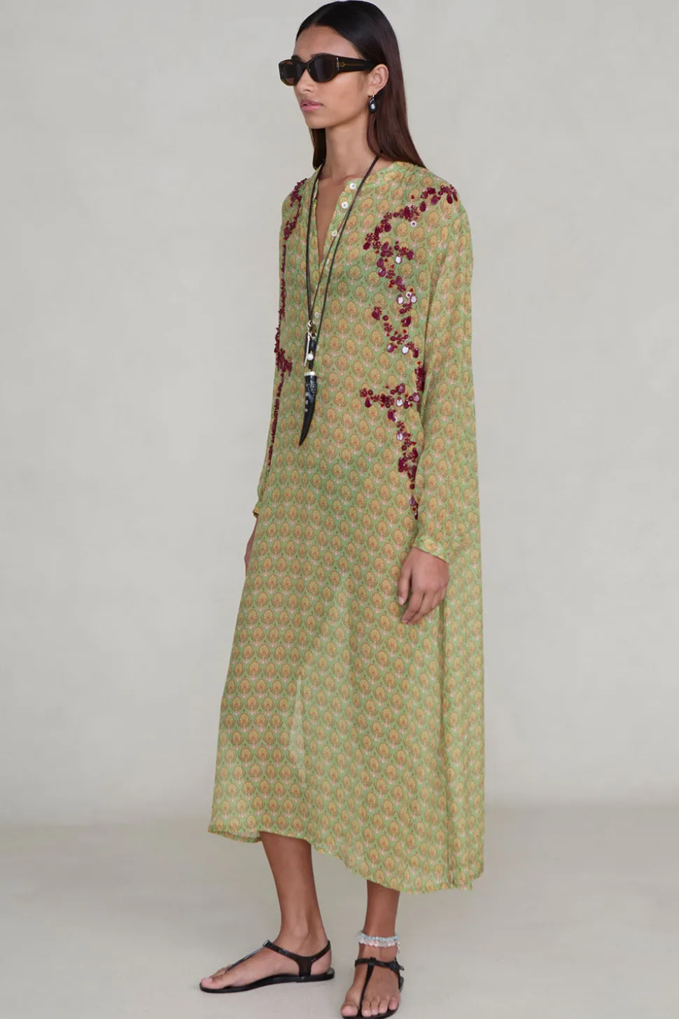 Drip Drip Tunic Green