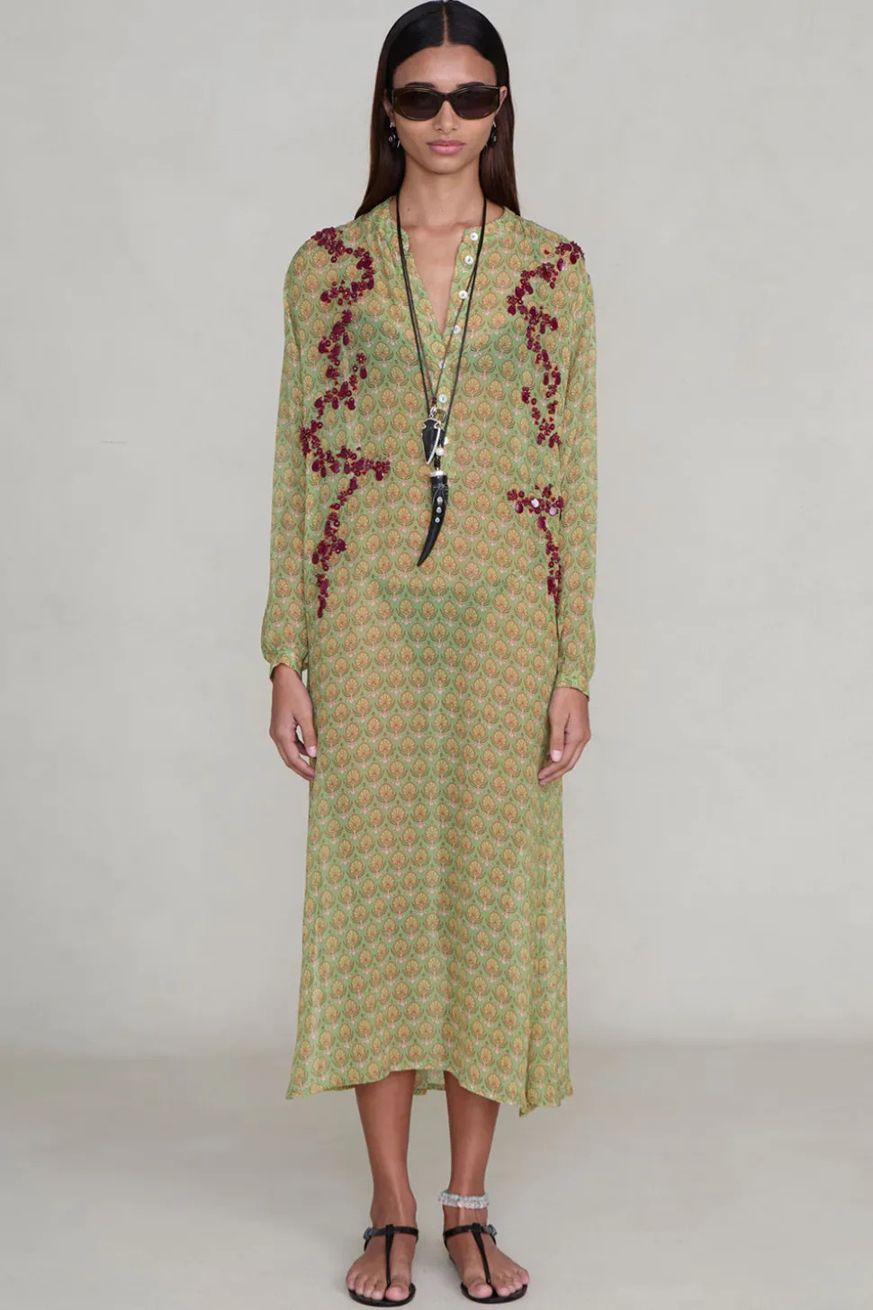 Drip Drip Tunic Green