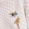 Fish Brooch Yellow Gold