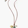 Fisherman's Charm Necklace Abalone Mix
