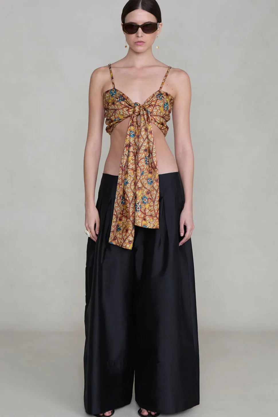 Flora Wrap Top Marigold