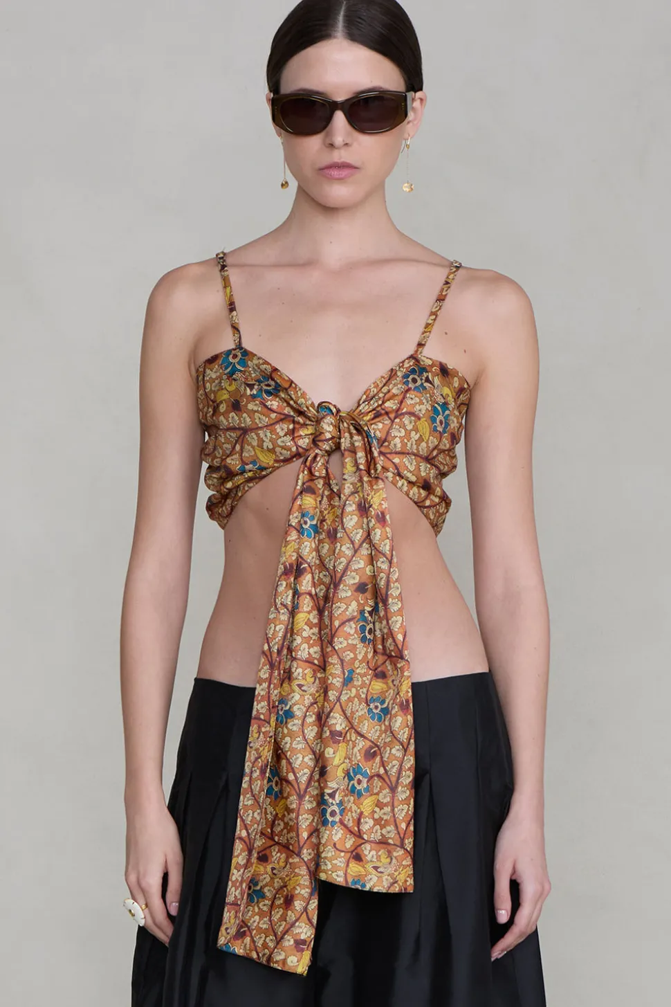 Flora Wrap Top Marigold