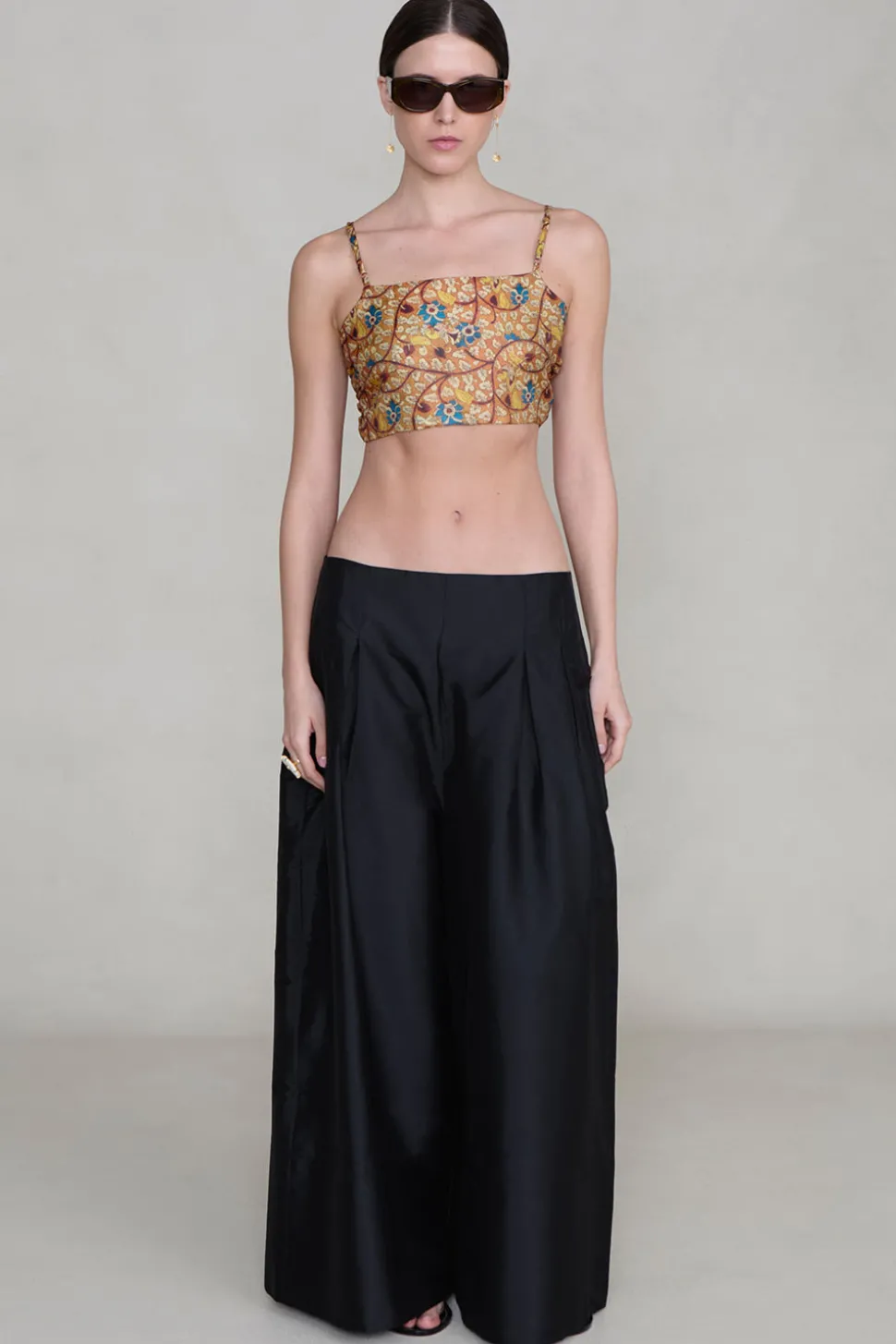 Flora Wrap Top Marigold