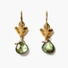 Frog Drop Earrings Labradorite