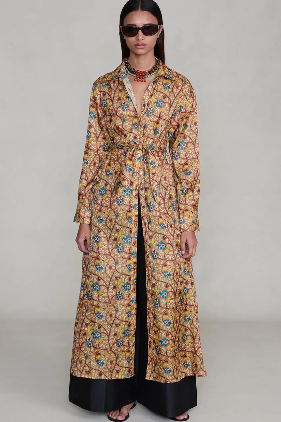 Garden Shirt Dress Marigold