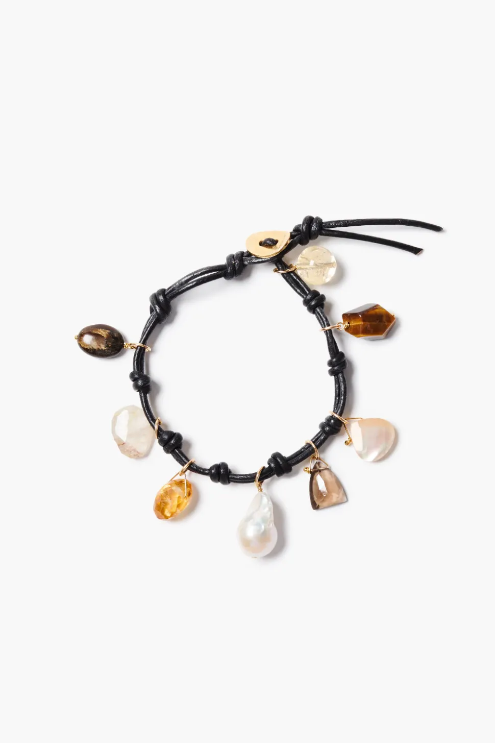 Gemma Charm Bracelet Black