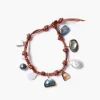 Gemma Charm Bracelet Red