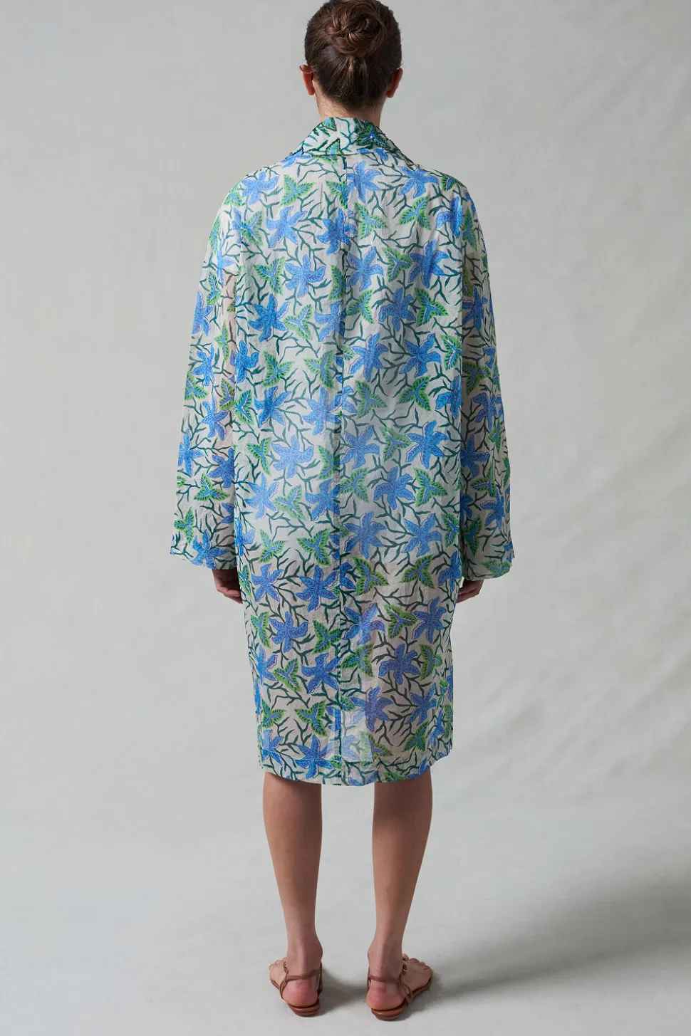 Iggy Paper Trench Coat Maldive Blue