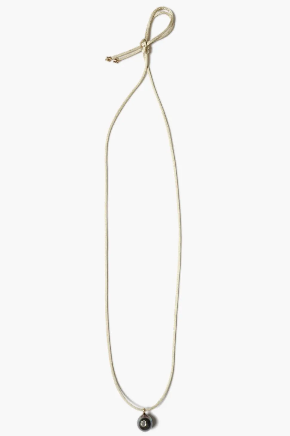 14k Bond Cord Necklace Tahitian Pearl