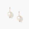 14k Kaia Earrings White Pearl