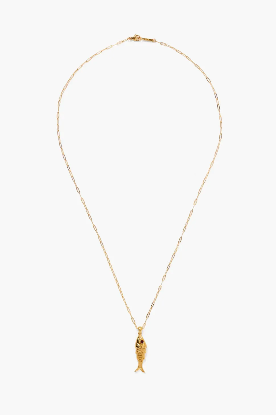 Koi Necklace Garnet