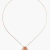 14k Temple Necklace Agate