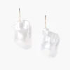 14k White Le Baroque Earrings