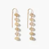 Ladder Earrings Rutilated Quartz
