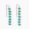 Ladder Earrings Turquoise