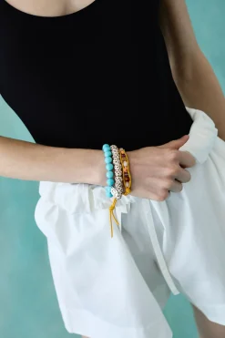 Lana Bracelet Set Turquoise