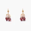 Lark Drip Earrings Garnet