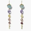 Lark Tiered Drop Earrings Multi Mix