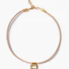 Marfa Braided Leather Necklace Green Amethyst