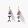 Mini Orris Earrings Multi
