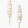 Mizumi Earrings White MOP